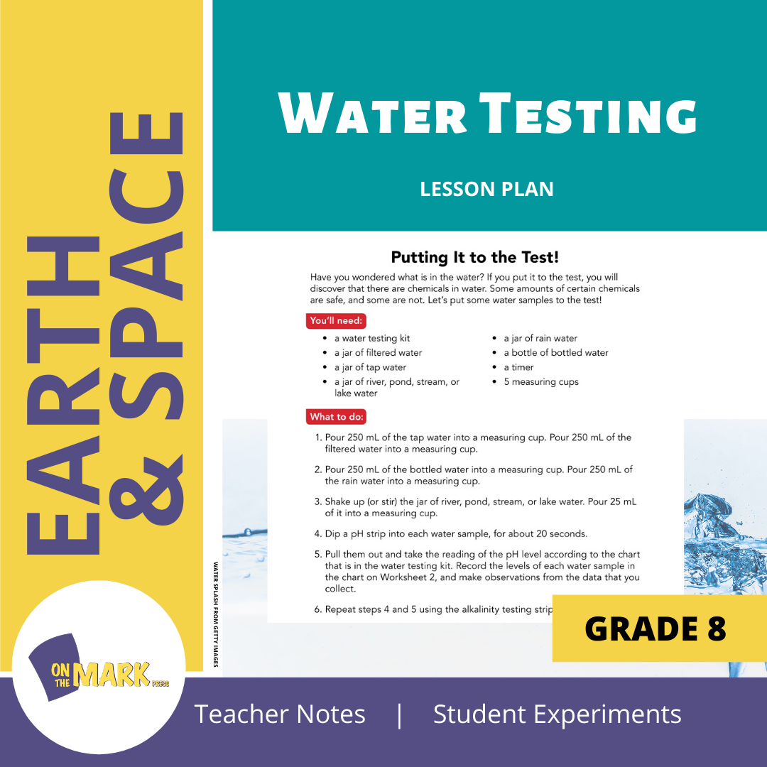 Water Testing Grade 8 Lesson Plan