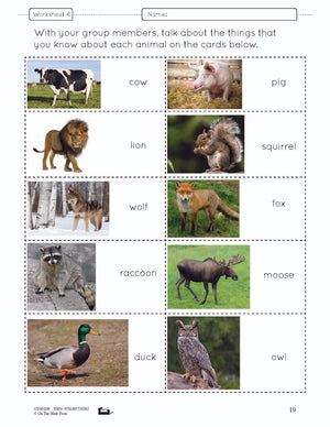 In the Animal Kingdom Grade 1 Lesson and Worksheets
