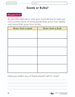 How Plants Grow Grade 3 (eLesson Plan)