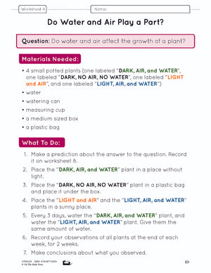 What do Plants Need? Grade 4 (eLesson Plan)