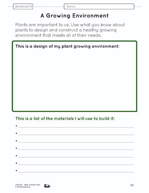 What do Plants Need? Grade 4 (eLesson Plan)