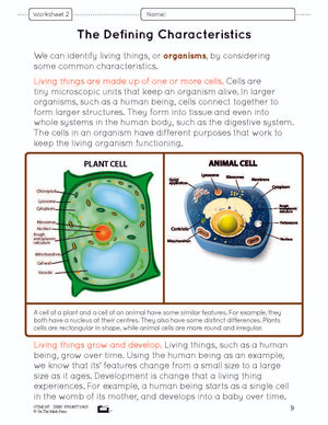 Defining Living Things e-Lesson Plan Grade 8