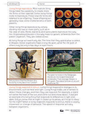 Defining Living Things e-Lesson Plan Grade 8