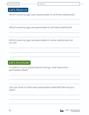 Osmosis & Diffusion e-Lesson Plan Grade 8