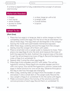 Osmosis & Diffusion e-Lesson Plan Grade 8