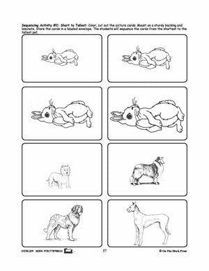 Pets - 10 Visual Discrimination, 4 Sequencing & 1 Rhyming Activity Prek-K