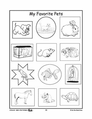 Pets - Phonics Activities & Bonus Puzzle! Prek-K