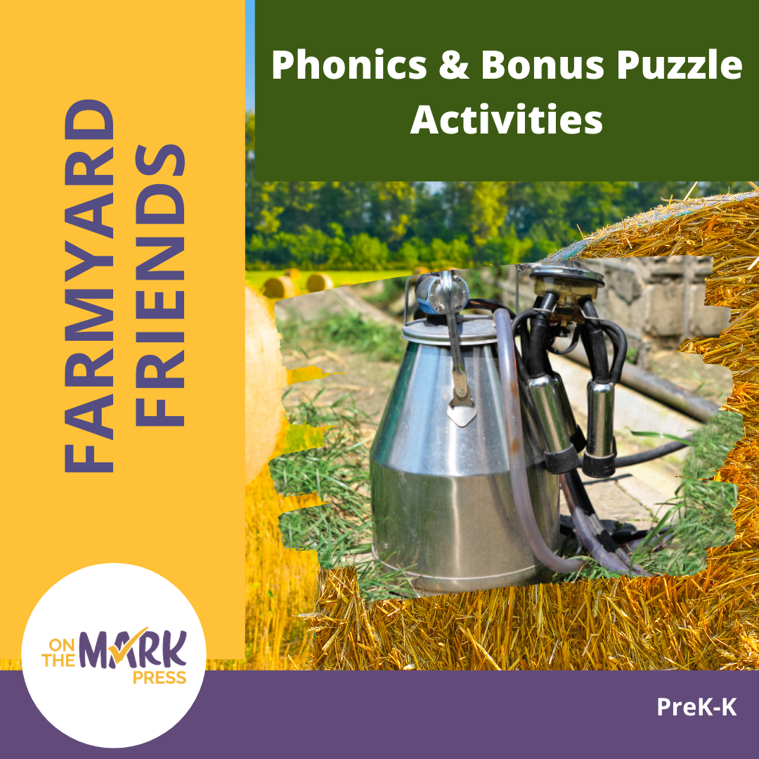 Farmyard Friends - Phonics & Puzzle Activities Prek-K