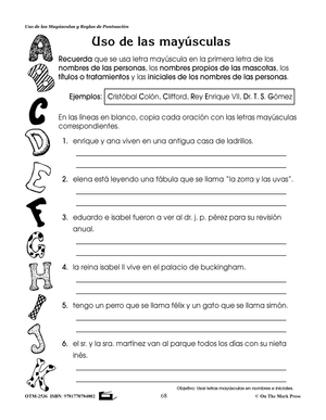 Aprendamos A Leer Y Escribir! Primer A Tereer Grado Grades 1-3 - A Spanish Workbook