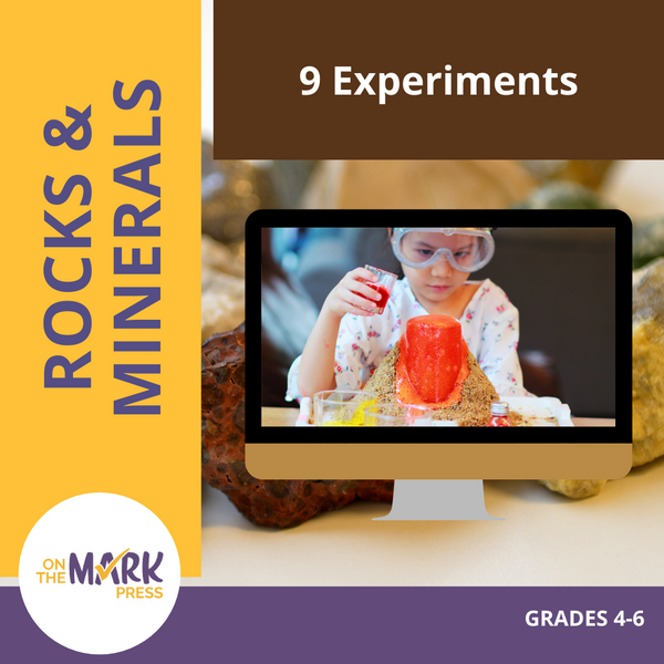 Science Stone Expermients Rocks & Minerals - 9 Science Experiments Grades 4-6