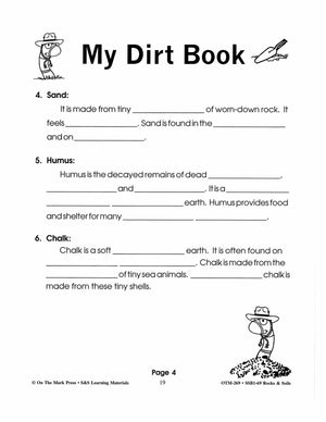 My Dirt Book (soil) Gr. 2-3