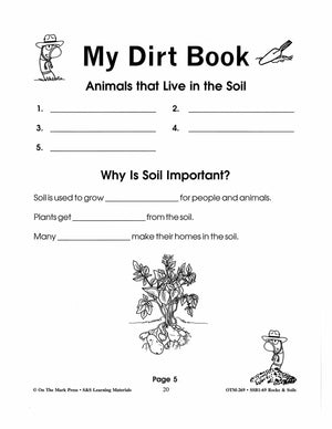 My Dirt Book (soil) Gr. 2-3