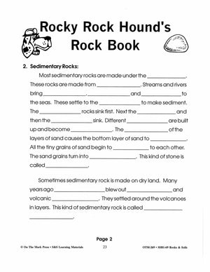 Rocky Rock Hounds' Rock Booklet Gr. 2-3