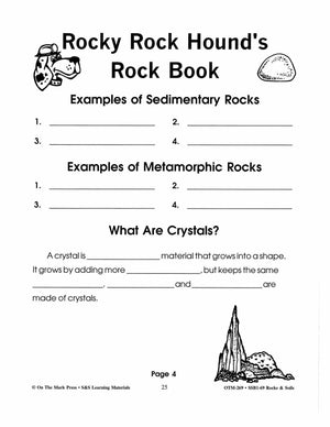 Rocky Rock Hounds' Rock Booklet Gr. 2-3