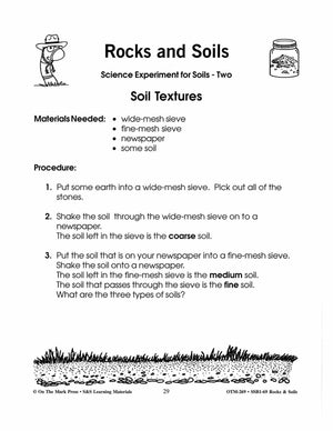Soil Science Experiments Gr. 2-3