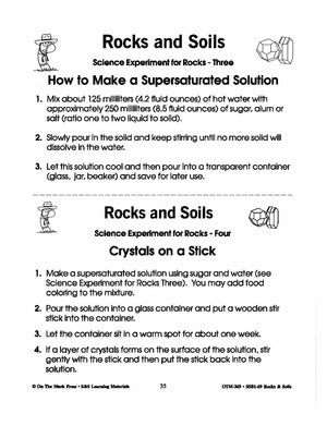 Rock Science Experiments Gr. 2-3