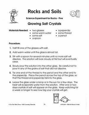 Rock Science Experiments Gr. 2-3