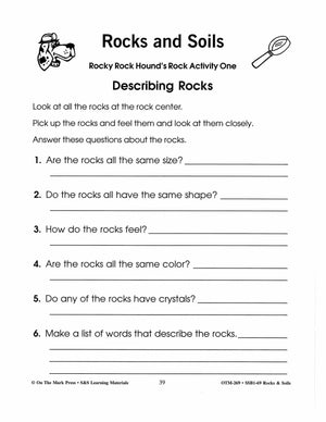 Rock Center Activities Gr. 2-3