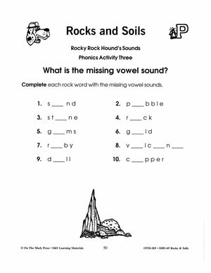 Rocks & Soils Phonics Activities Gr. 2-3