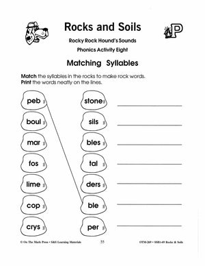 Rocks & Soils Phonics Activities Gr. 2-3