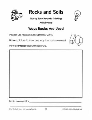 Rocks & Soils Brainstorming Ativities Gr. 2-3