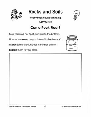 Rocks & Soils Brainstorming Ativities Gr. 2-3