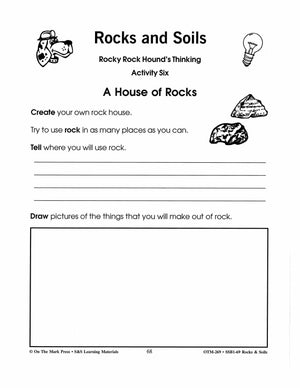 Rocks & Soils Brainstorming Ativities Gr. 2-3