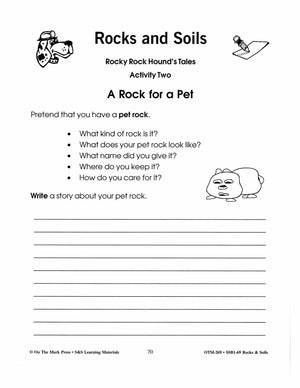 Rocks & Soils Creative Writing Activities Gr. 2-3