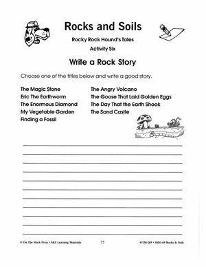 Rocks & Soils Creative Writing Activities Gr. 2-3