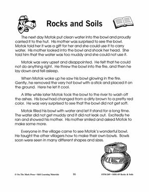 Rocks & Soils Reading Activities with Follow-ups Gr. 2-3