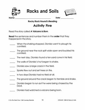 Rocks & Soils Reading Activities with Follow-ups Gr. 2-3