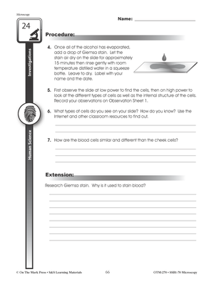 Microscopy Step-by-Step Labs Grade 5+