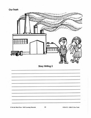 Our Trash 5 Story Writing Pictures Gr. 2-3
