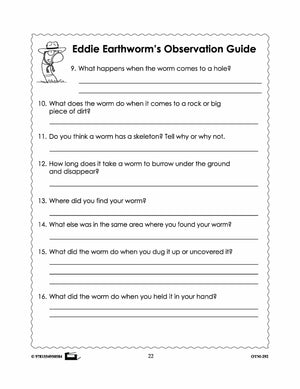 Earthworm Experiments & More! Grades 2-3 E-Lesson