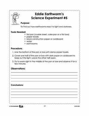 Earthworm Experiments & More! Grades 2-3 E-Lesson