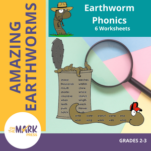 Earthworm Phonics Worksheets! Grades 2-3 E-Lesson