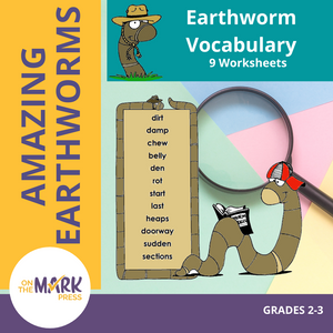 Earthworm Vocabulary Worksheets! Grades 2-3 E-Lesson