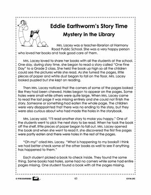 Earthworm Reading Stories & Worksheets! Grades 2-3