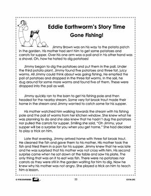 Earthworm Reading Stories & Worksheets! Grades 2-3