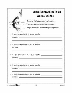 Earthworm Creative Writing Worksheets! Grades 2-3