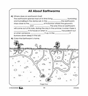 Earthworm Student Booklet! Grades 2-3