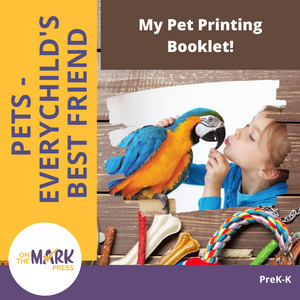 Pets - My Pet Printing Booklet Prek-K