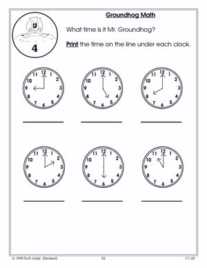 Groundhog Day Grade 1