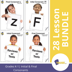 Initial & Final Consontants 28 Lesson Big Bundle! Grades Kindergarten To 1