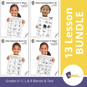 L & R Blends Big Bundle: 13 Lessons & Test Bundle! Grades K-1