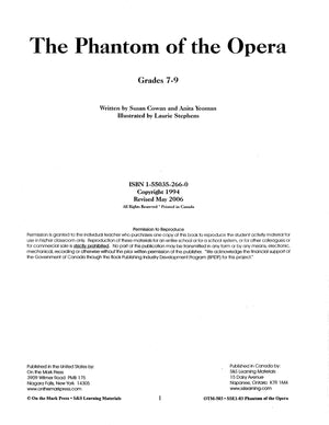 The Phantom of the Opera Musical Grades 7-9