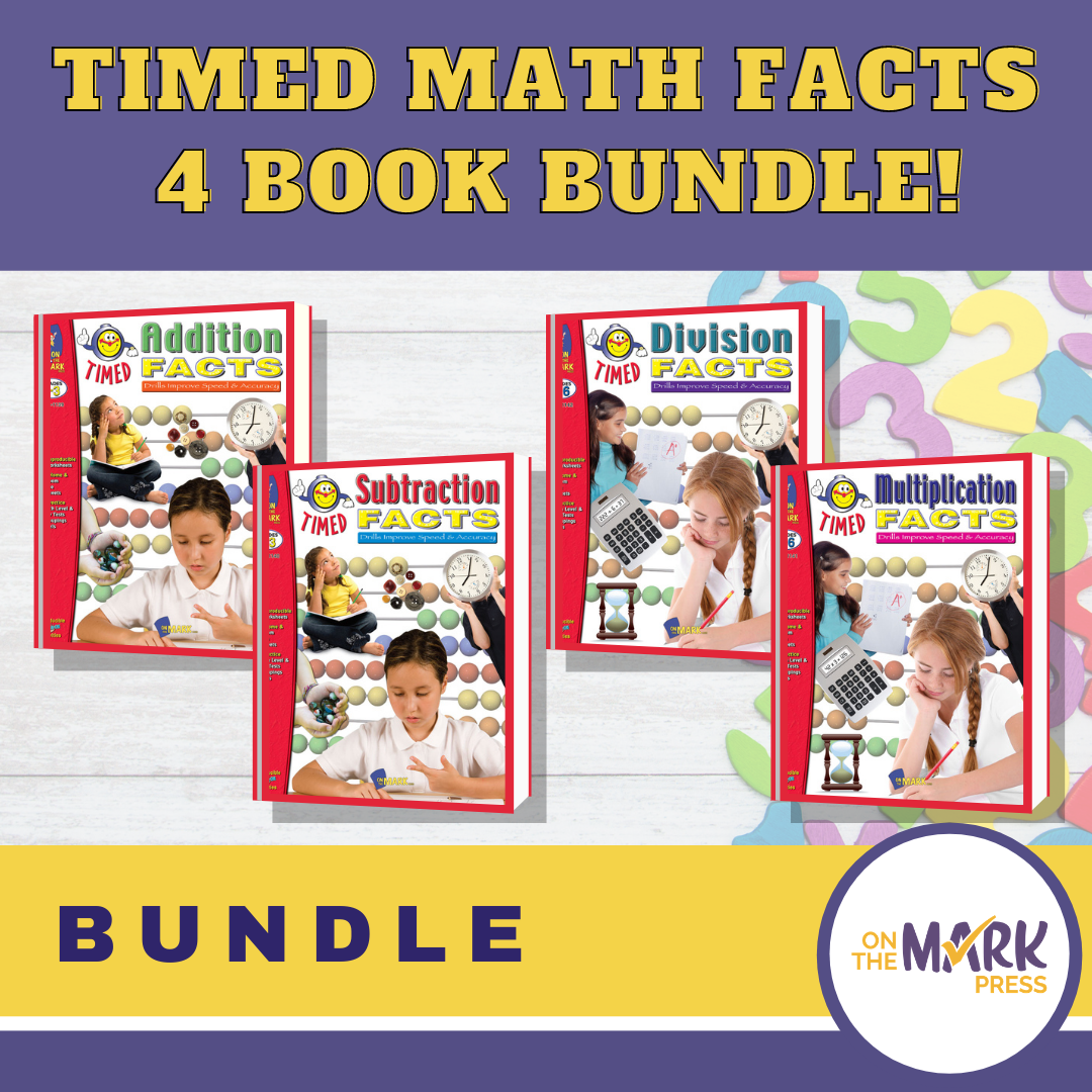 Timed Math Drills: Addition, Subtraction, Multiplication & Division MEGA BUNDLE!