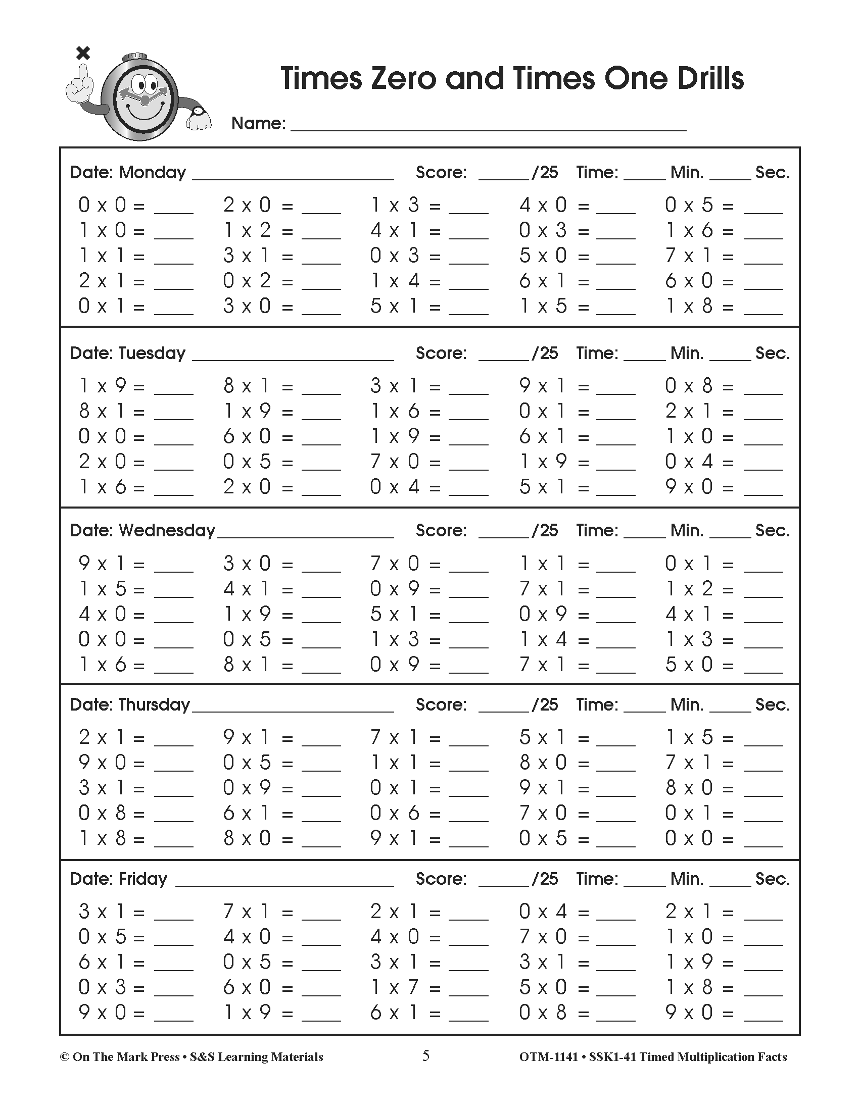 Timed Math Drills: Addition, Subtraction, Multiplication & Division MEGA BUNDLE!
