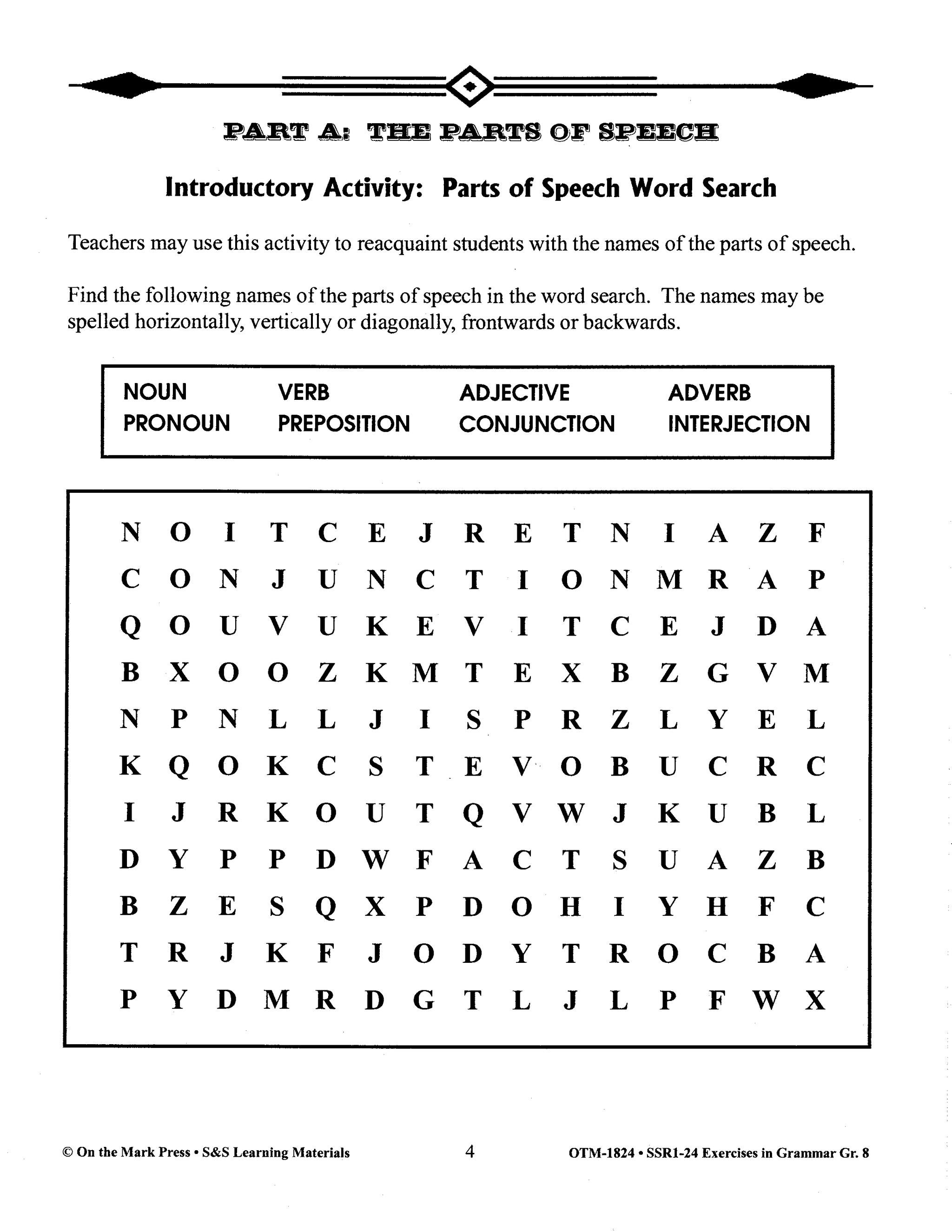 Exercises in Grammar 3 Book Savings Bundle! Grades 6-8