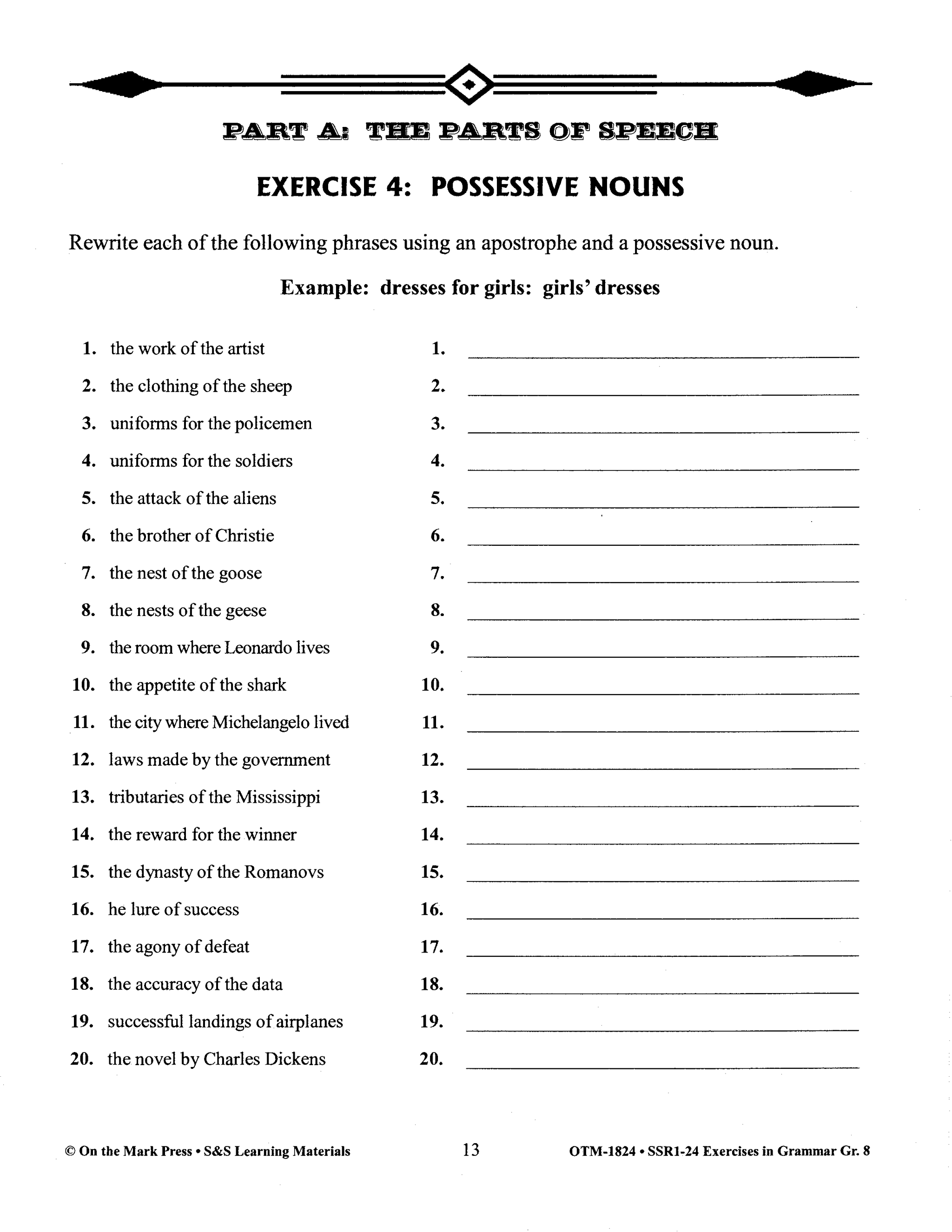 Exercises in Grammar 3 Book Savings Bundle! Grades 6-8